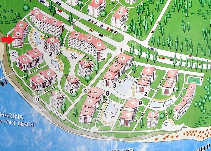 公寓 Marina View By Kalina Resort, *